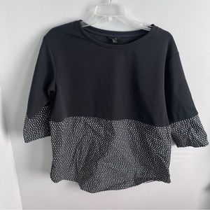 COS black and white Womens top
